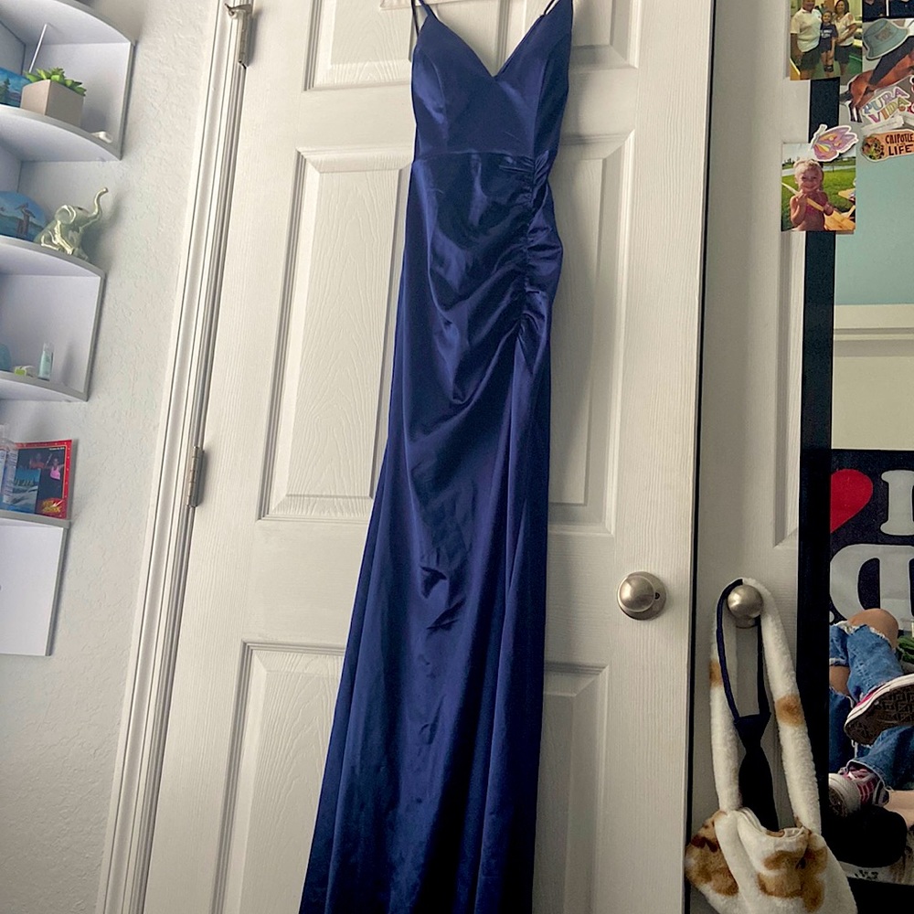 Windsor Navy Blue Prom Dress